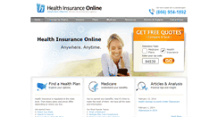 Desktop Screenshot of online-health-insurance.com